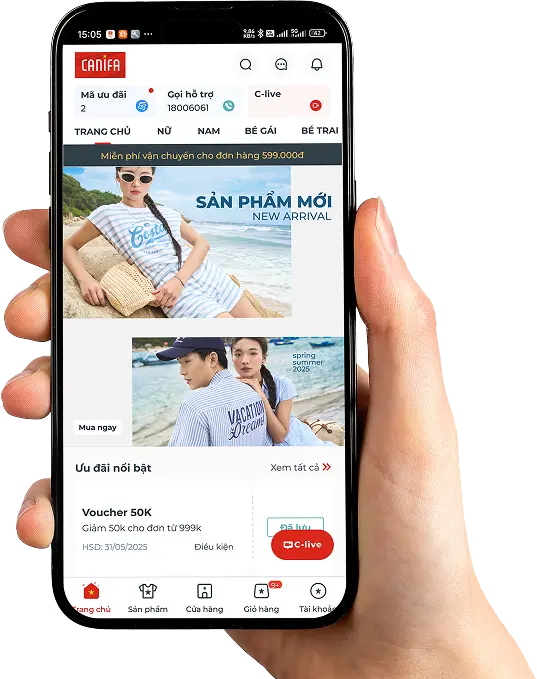 Canifa App Interface